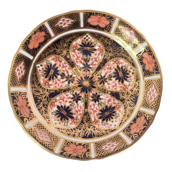 Royal Crown Derby Old Imari 1128 Teacup & Saucer – c.1906 Antique Bone China - Picture 4 of 12